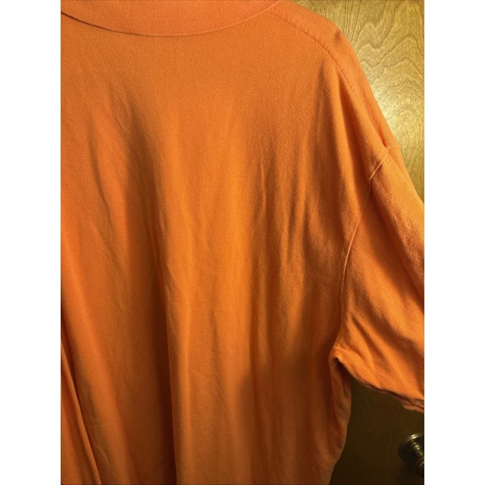 Polo Ralph Lauren Polo Shirt Mens‎ 3XB Big Orange Preppy Casual Pony Blem